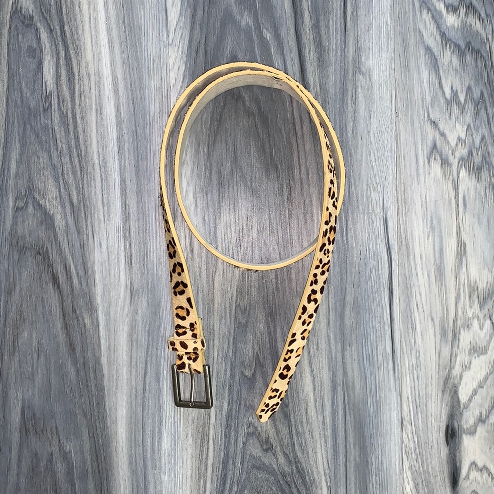 Women's Leopard Cheetah Print Belt - 3/4" Width AMERICAN EAGLE